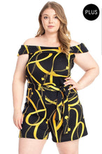 Load image into Gallery viewer, Chain Reaction Romper- Plus
